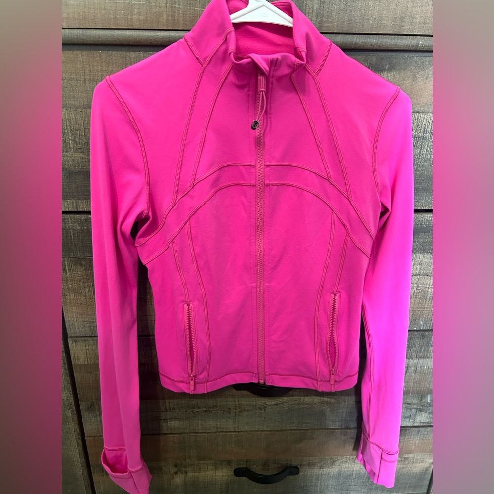 NWOT Lululemon Hot Pink Define Jacket